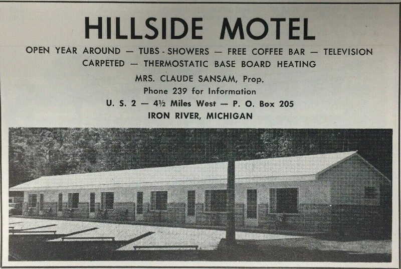 Hillside Motel - Vintage Print Ad